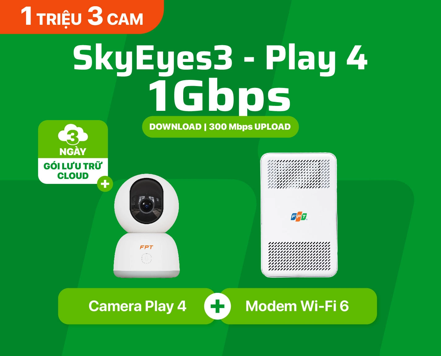 lắp mạng wifi FPT gói combo Internet camera tại Bình Sơn